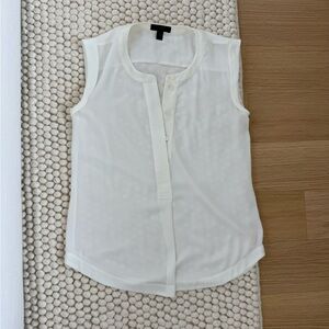 J.Crew Sleeveless Drapey Popover Blouse